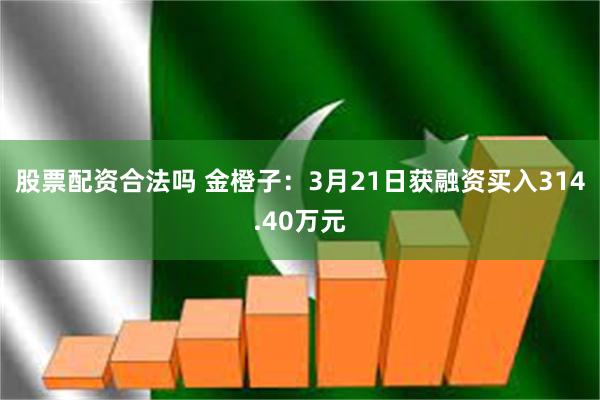 股票配资合法吗 金橙子：3月21日获融资买入314.40万元