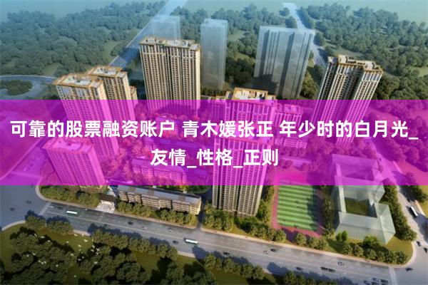 可靠的股票融资账户 青木媛张正 年少时的白月光_友情_性格_正则